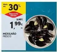 Continente Bom dia Mexilhão fresco promoção