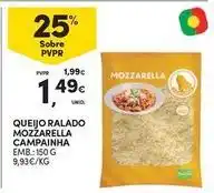 Continente Bom dia Campainha - queijo ralado mozzarella promoção