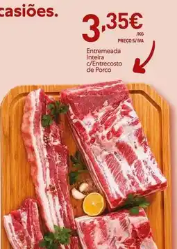 Recheio Entremeada interia c/entrecosto de porco promoção