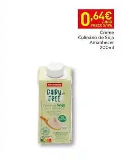 Recheio Amanhecer - creme culinario de soja promoção
