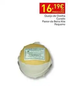 Recheio Queijo de ovelha curado pastor da beira alta pequeno promoção