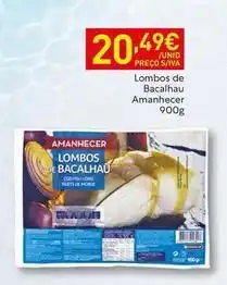 Recheio Amanhecer - lombos de bacalhau promoção