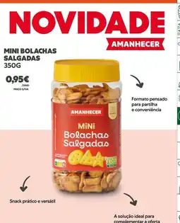 Recheio Amanhecer - mini bolachas salgadas promoção