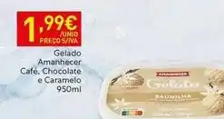 Recheio Amanhecer - gelado caffe, chocolate e caramelo promoção