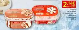 Recheio Antarctica - gelado amatineber cheesecake de morango/ stracciatella promoção