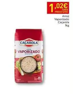 Recheio Caçarola - arroz vaporizado promoção