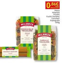 Recheio Milaneza - massa tricolor promoção