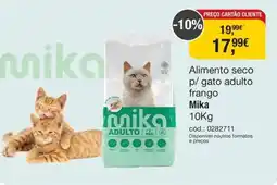 Tibi - Pets for Life Alimento seco p/gato adulto frango Mika promoção