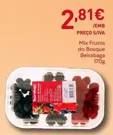 Recheio Mix - frutos do bosque beirabaga promoção