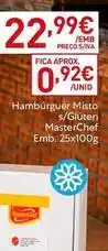 Recheio Masterchef - hambúrguer misto s/glúten promoção