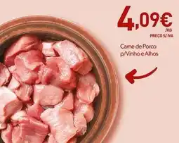 Recheio Carne de porco p/vinho e alhos promoção