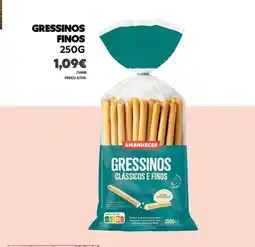 Recheio Amanhecer - gressinos finos promoção