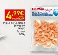 Recheio Frumar - miolo de camarao selvagem 40/60 promoção