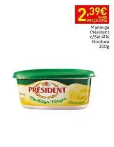 Recheio Président - manteiga c/sal 41% promoção