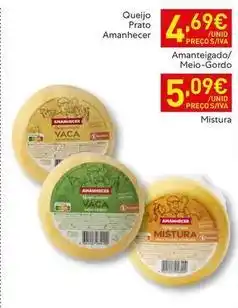 Recheio Amanhecer - queijo prato promoção