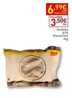 Recheio Masterchef - sardinha 8/14 promoção
