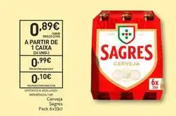 Recheio Sagres - cerveja promoção
