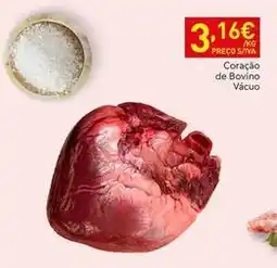 Recheio Coração de bovino vácuo promoção