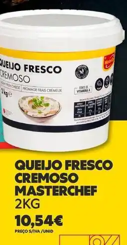 Recheio Masterchef - queijo fresco cremoso promoção
