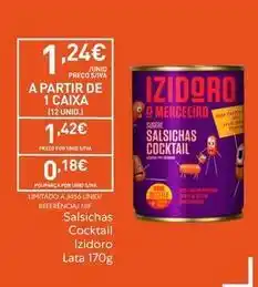 Recheio Izidoro - salsichas cocktail promoção