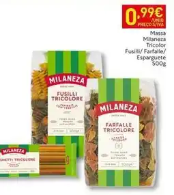 Recheio Milaneza - massa tricolor promoção