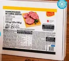 Recheio Hamburgueres de carne misto promoção