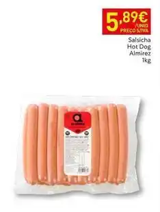 Recheio Salsicha hot dog promoção