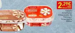 Recheio Amadori - gelado amanhcer cheesecake de morango/ stracciatella promoção