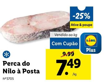 Lidl Perca do Nilo à Posta promoção