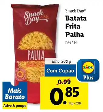 Lidl Snack Day Batata Frita Palha 300g promoção