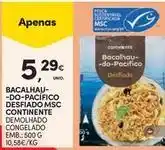 Continente Bom dia Continente - bacalhau-do-pacifico desfiado msc promoção