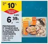 Continente Bom dia Continente - preparado p/ mariscada s/ gluten pack poupanca promoção