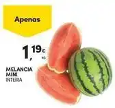 Continente Bom dia Mini - melancia inteira promoção
