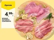 Continente Bom dia Continente - bifanas de porco promoção