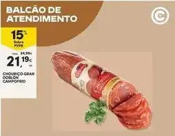 Continente Bom dia Campofrio - chourico gran doblon promoção