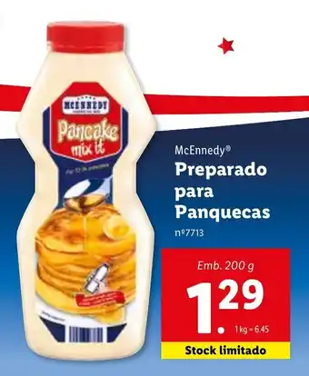 Lidl McEnnedy Preparado para Panquecas 200g promoção