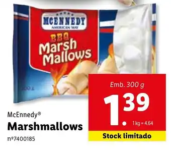 Lidl McEnnedy Marshmallows 300g promoção