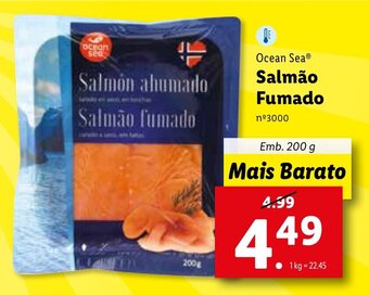 Lidl Ocean Sea Salmão Fumado 200g promoção