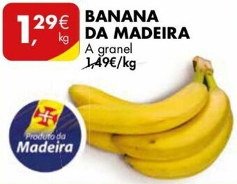 Pingo Doce Banana da Madeira promoção