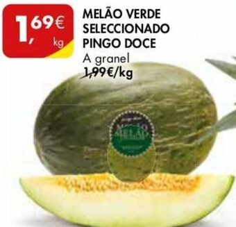 Pingo Doce Melão Verde Seleccionado Pingo Doce promoção