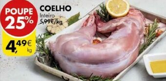 Pingo Doce Coelho Inteiro promoção