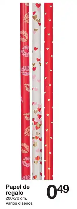 Zeeman Papel de Regalo 200x70cm promoção