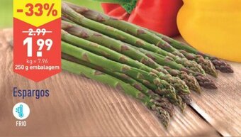 ALDI Espargos 250g promoção