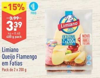 ALDI Limiano Queijo Flamengo em Fatias 2x200g promoção