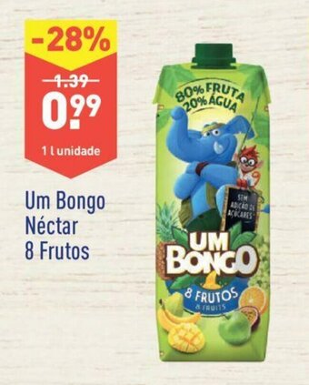 ALDI Um Bongo Néctar 8 Frutos 1L promoção