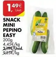 Pingo Doce Mini - snack pepino easy promoção