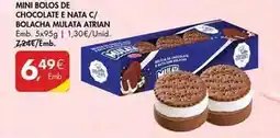 Pingo Doce Mini - bolos de chocolate e nata c/bolcha promoção