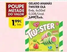 Pingo Doce Valor - gelado ananas promoção