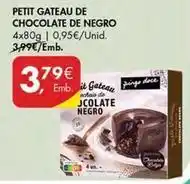 Pingo Doce Cavalo negro - petit gateau de chocolate promoção