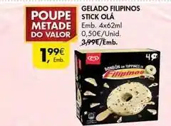 Pingo Doce Olá - gelado filipinos stick promoção